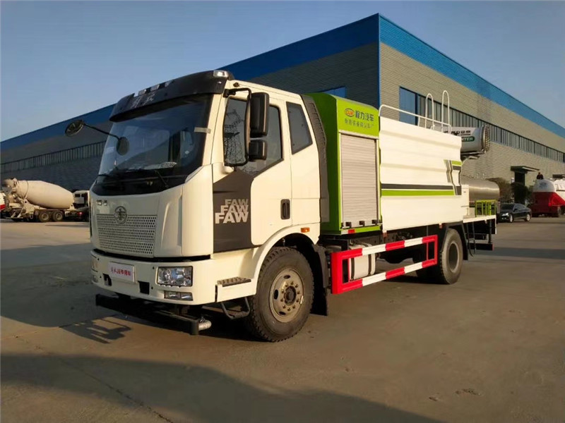 國六解放12噸抑塵車