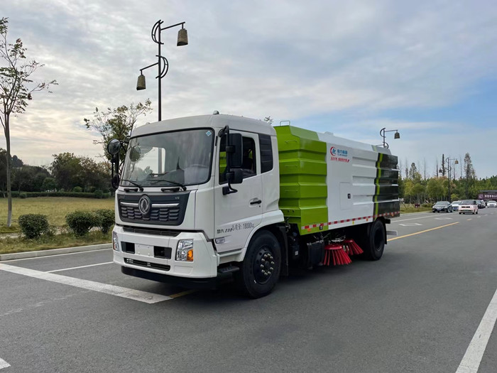 國六東風天錦掃路車-程力洗掃車廠家