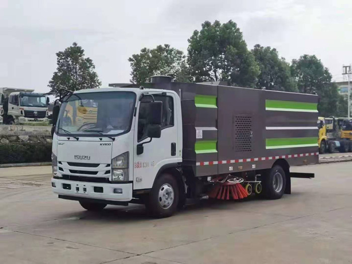 國六五十鈴洗掃車-程力集團洗掃車廠